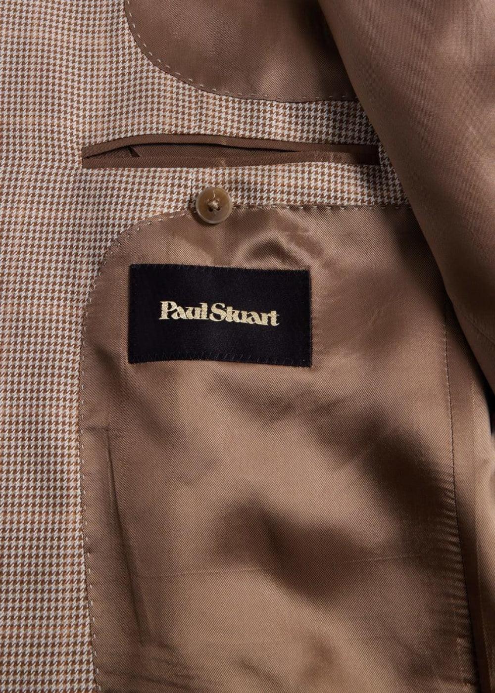 Plaid Summer Jacket - Tan - 44 - Blazer