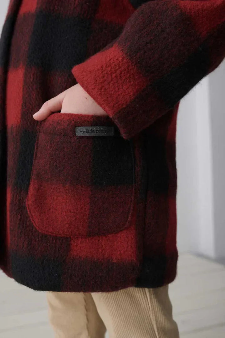 Plaid wool coat - Unique - Coat