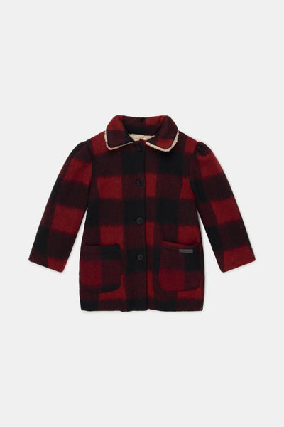 Plaid wool coat - Unique - Coat