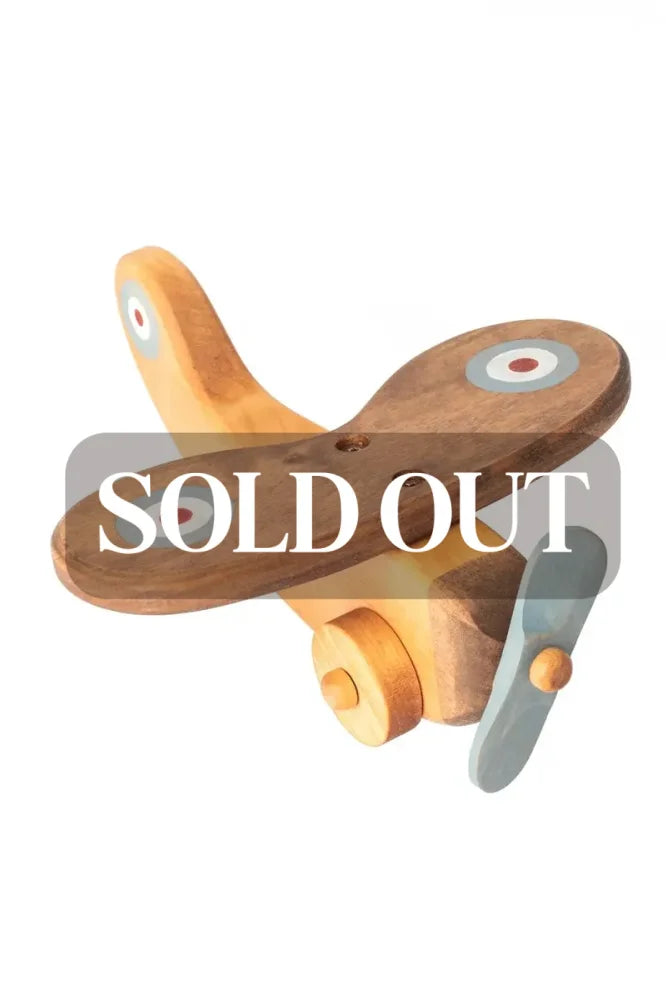 Plane Toy - Wooden - ’Toy - Baby Kids Adult All’