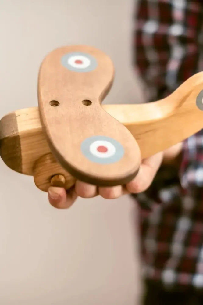 Plane Toy - Wooden - ’Toy - Baby Kids Adult All’