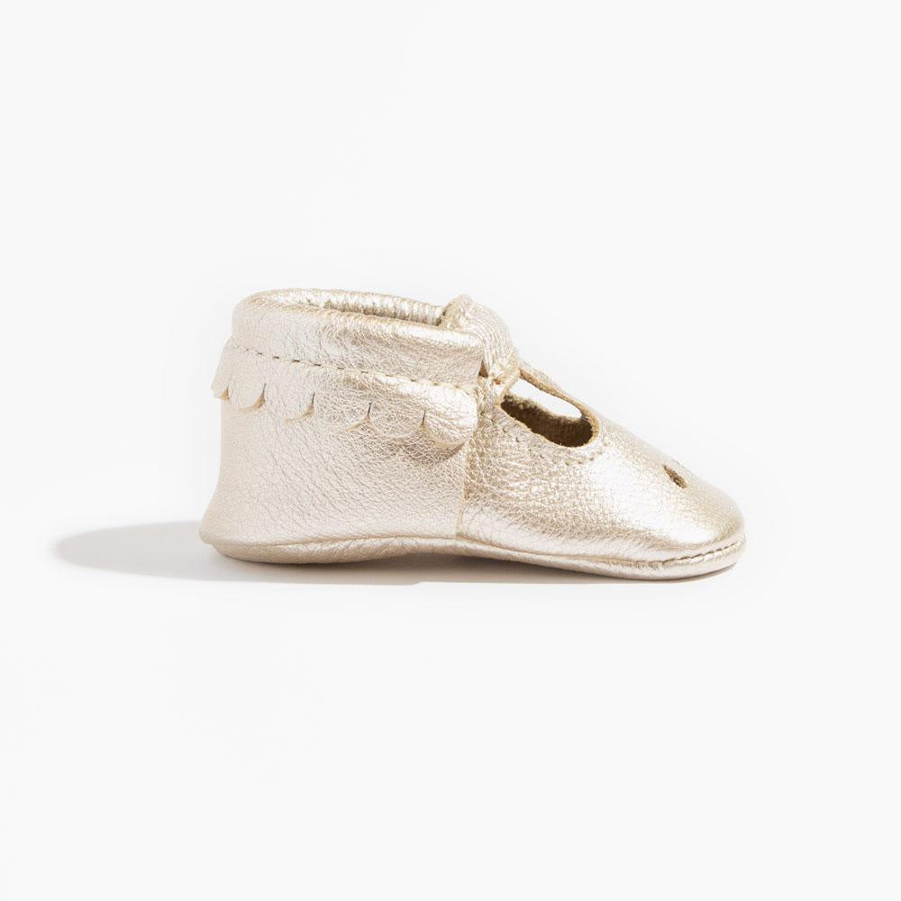 Platinum Mary Jane Baby Shoe - ’Flats - Baby Kids Adult All’