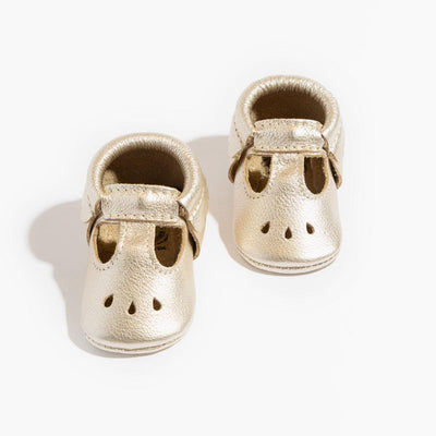 Platinum Mary Jane Baby Shoe - ’Flats - Baby Kids Adult All’