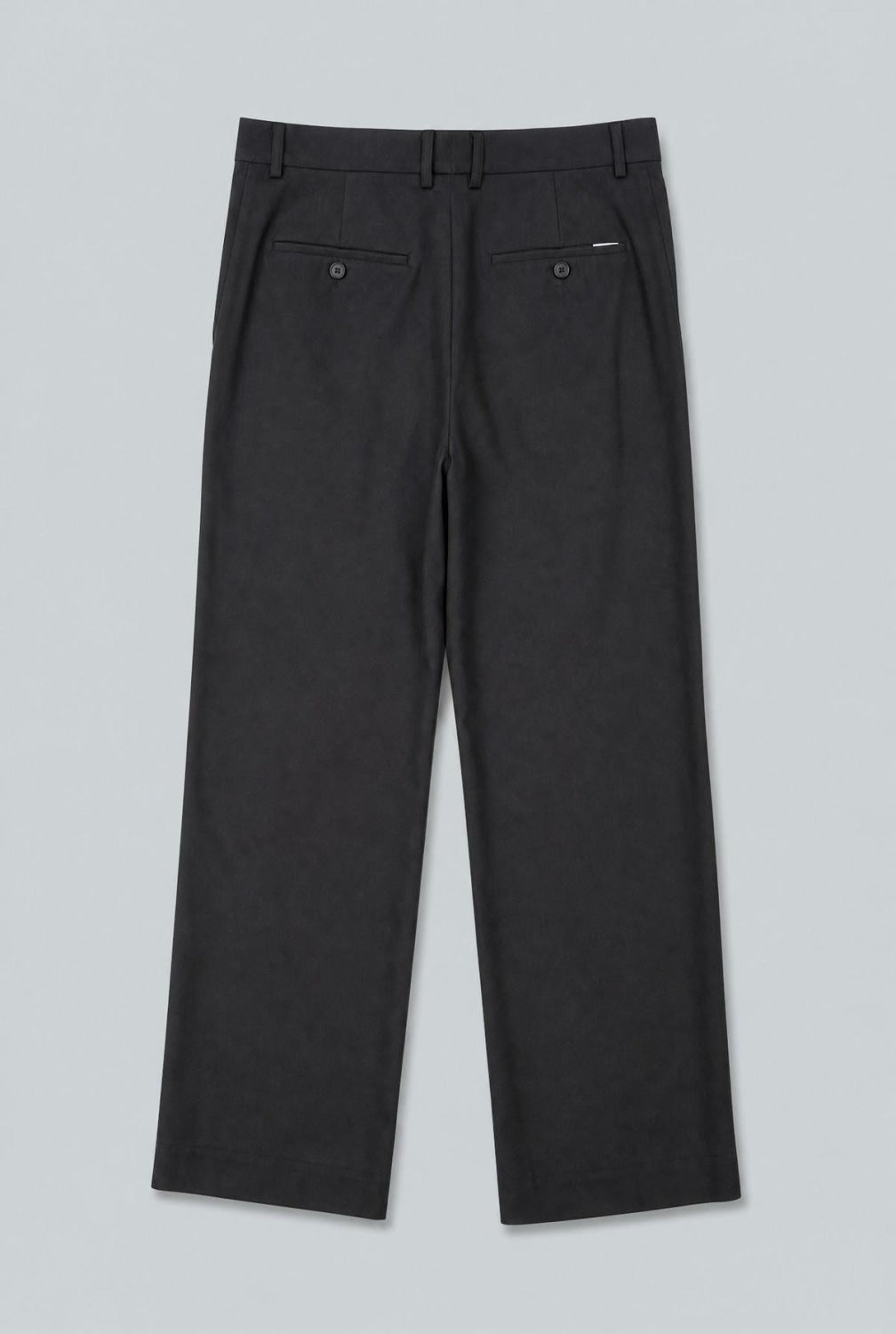 Pleated Wide Trousers - Black - Trouser