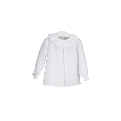 Plumeti Blouse - White - Blouse