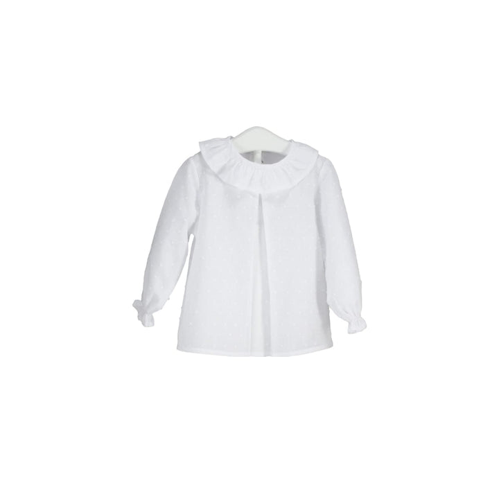 Plumeti Blouse - White - Blouse
