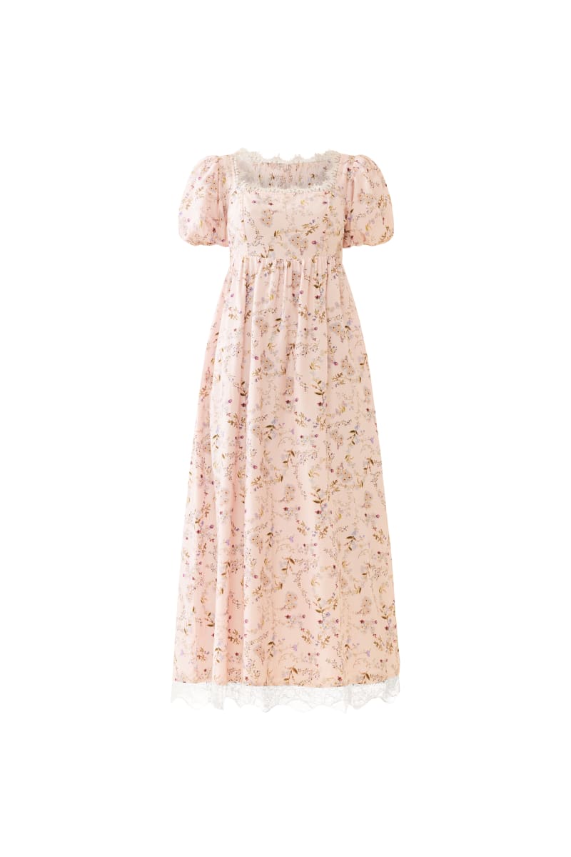 Bridgerton Maxi Dress - Blush Crush