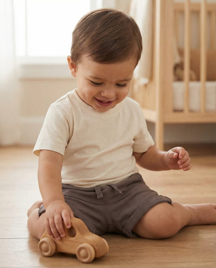 Pocket O’ Sunshine Baby Shorts - Graphite - Shorts