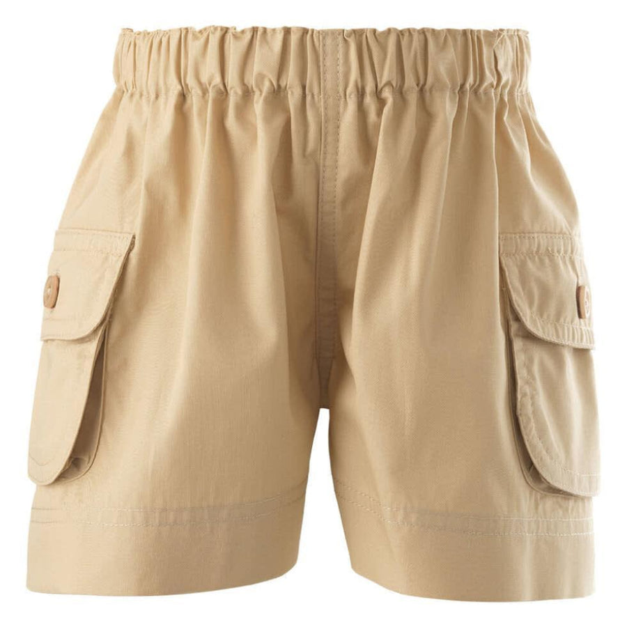 Pocket Shorts - Camel - Shorts