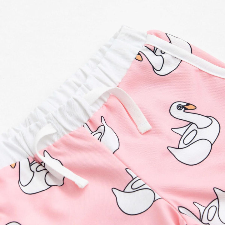Pocket Swim Trunks - Swan Floatie - Swim Trunk