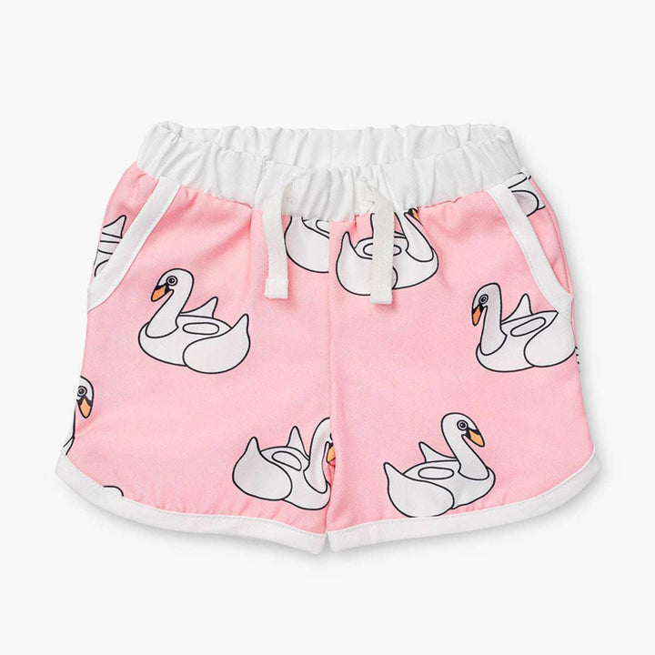 Pocket Swim Trunks - Swan Floatie - Swim Trunk