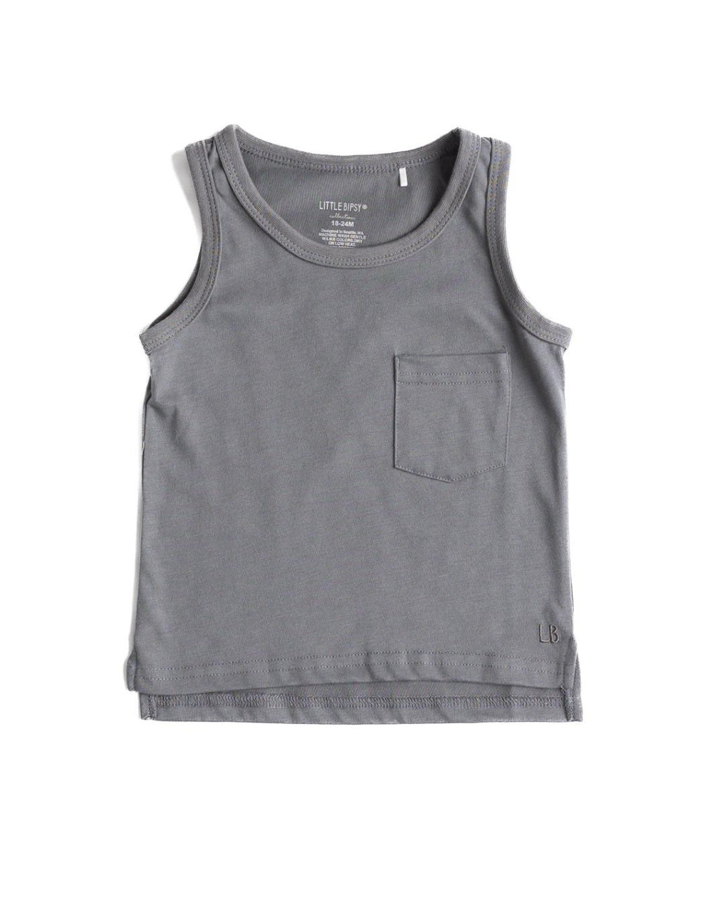Pocket Tank - Charcoal - Tank Top