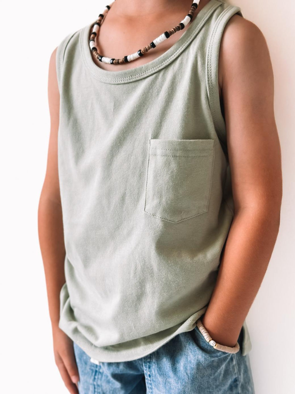 Pocket Tank - Desert Sage - Tank Top