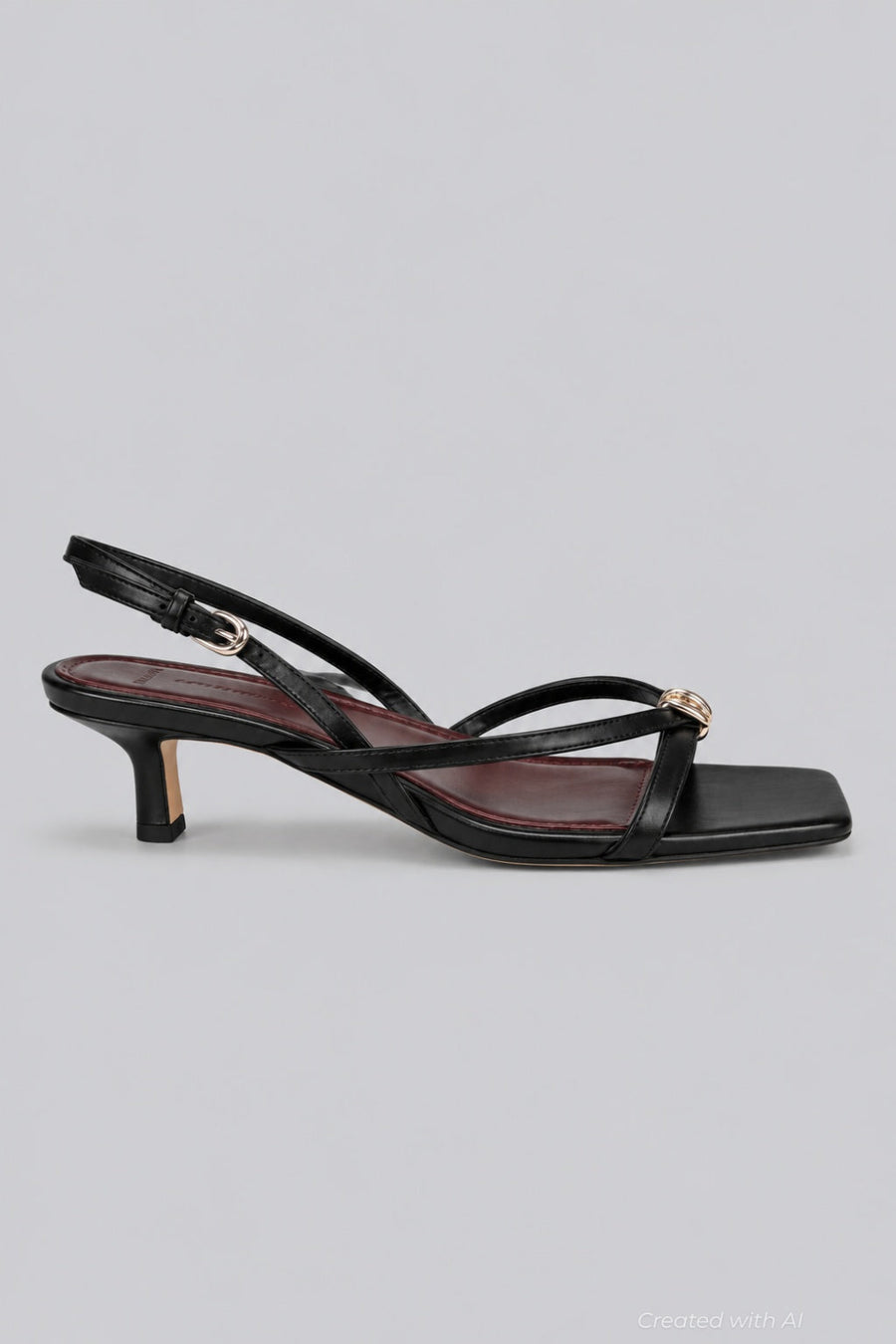 Polli Kitten Heel - Black - 9.5 - Heels