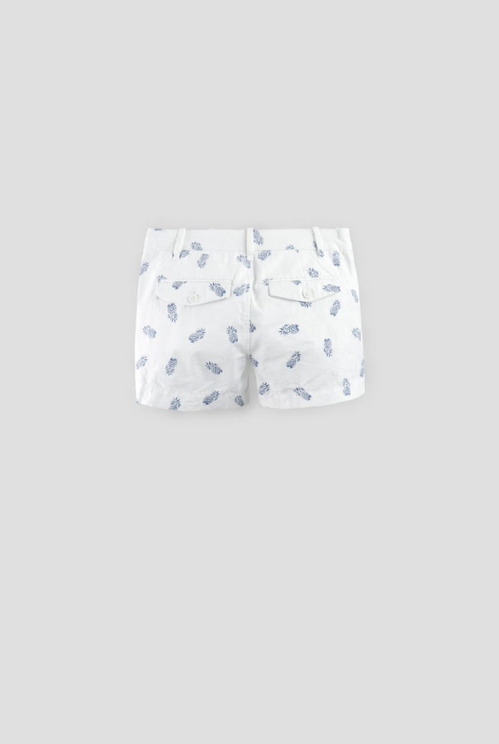 Pina Colada Print 4" Short - White Pina Colada
