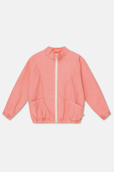 Poplin bomber jacket - Coral - Jacket