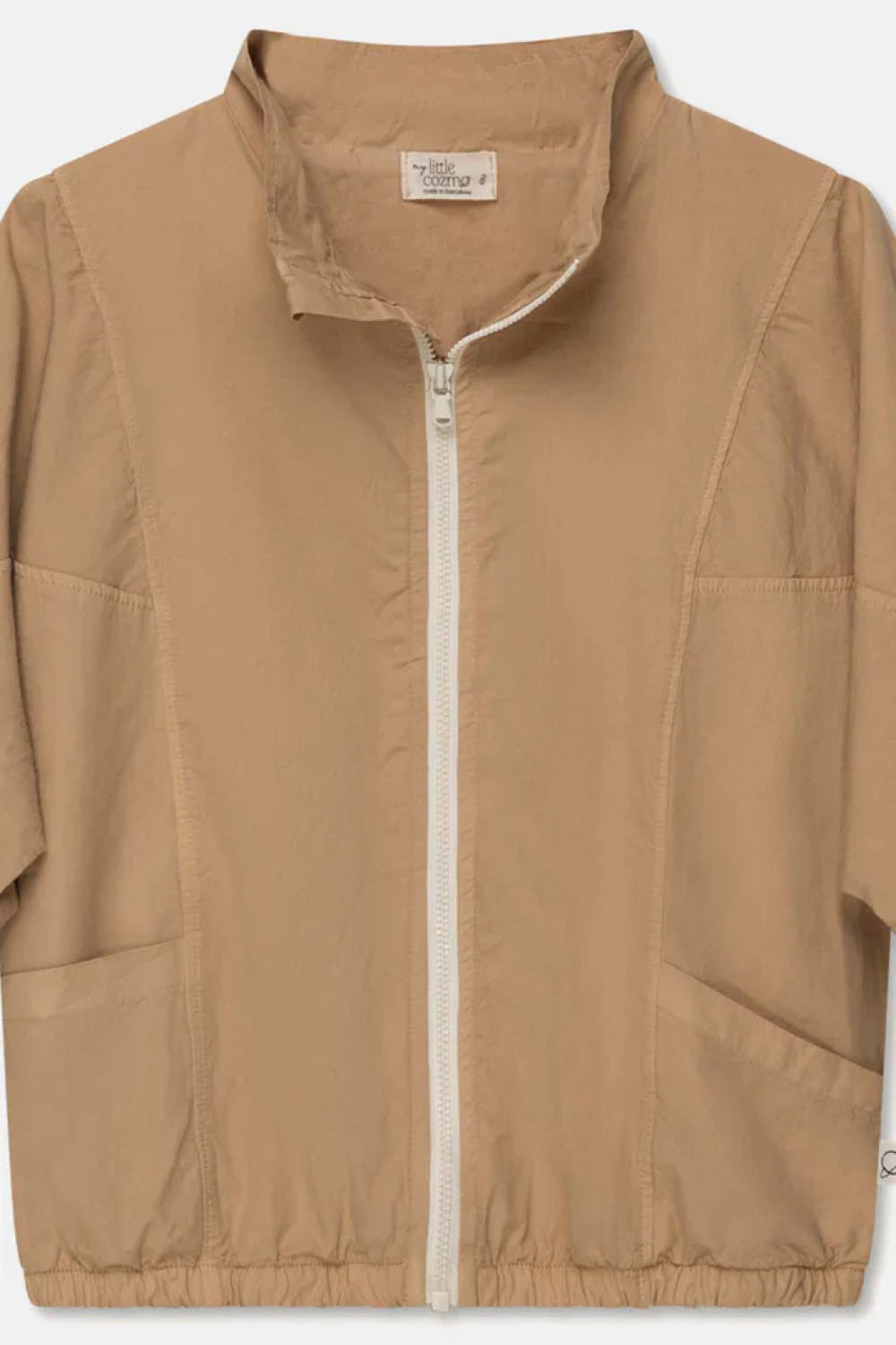 Poplin Bomber Jacket - Sand - Jacket