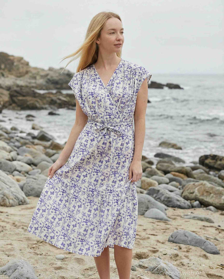 Poppy Dress - Indigo Botanica - Dresses