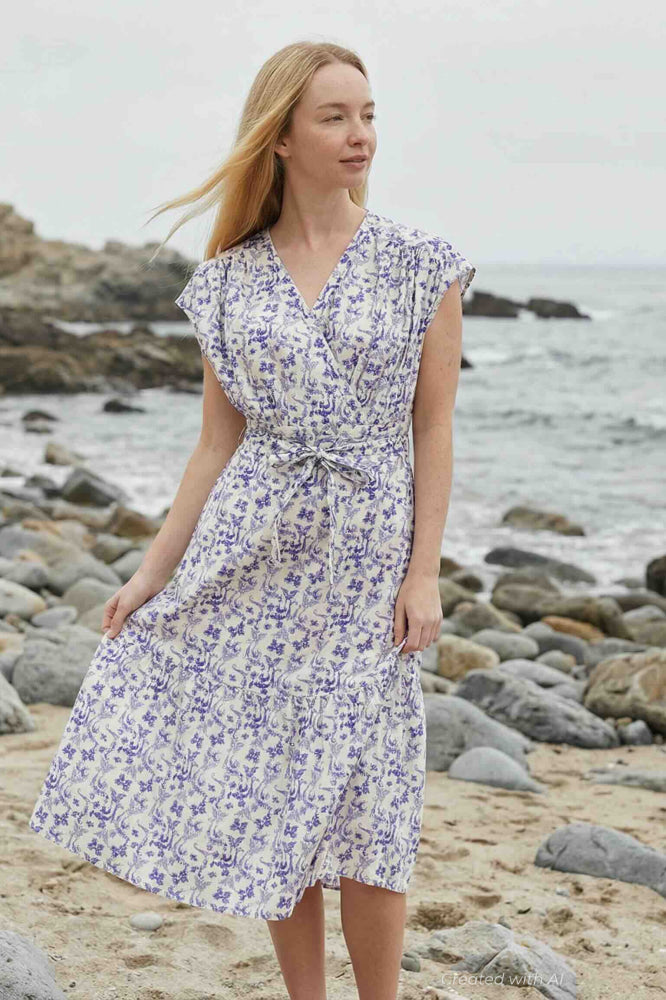 Poppy Dress - Indigo Botanica - Dresses