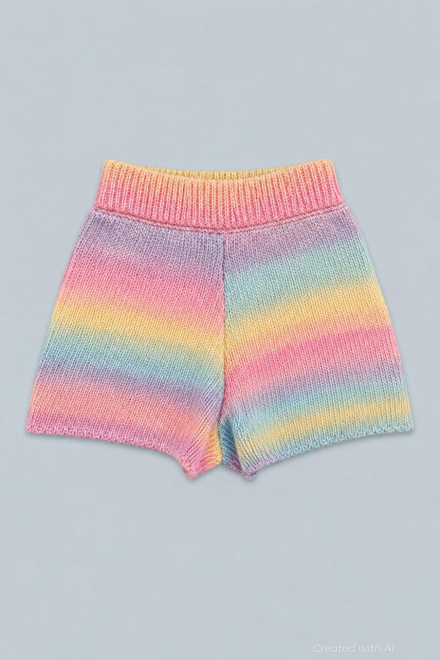 Poppy Ombre Sweater Shorts - Pastel/Multi - Shorts