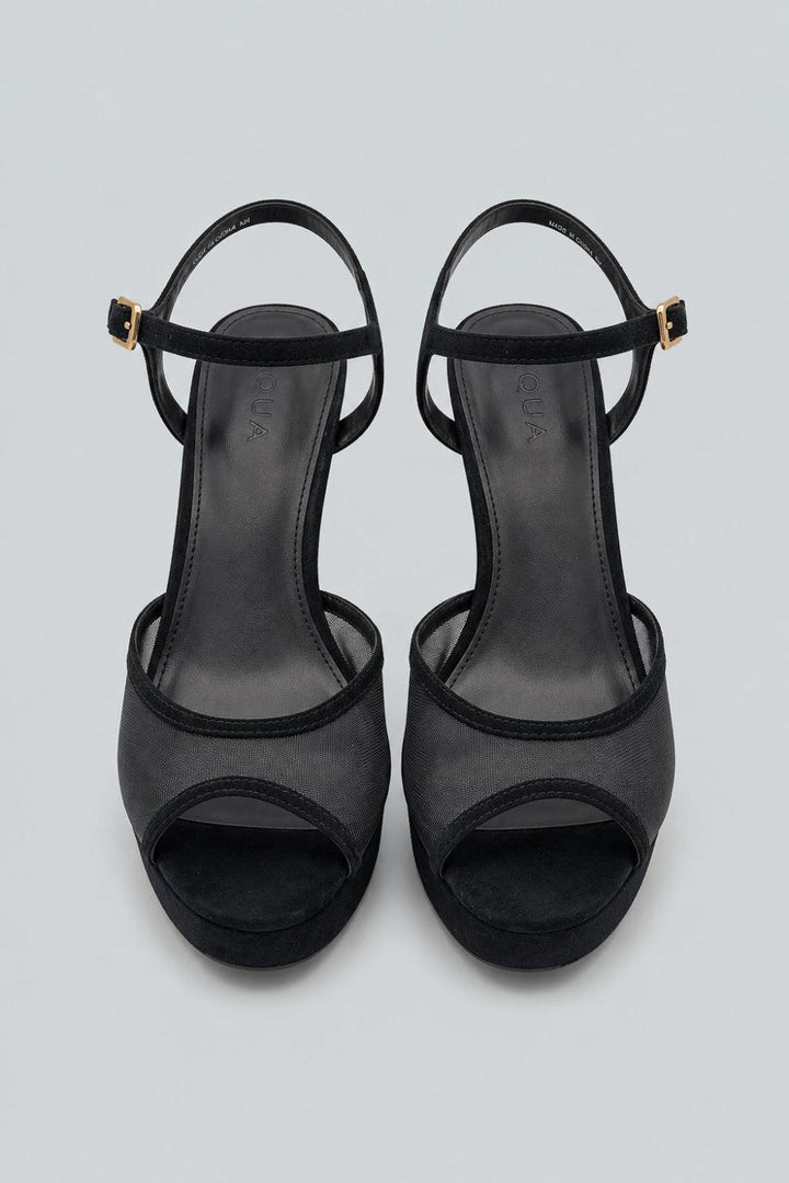 Poppy Platform Sandals - Black - 8 - Sandals
