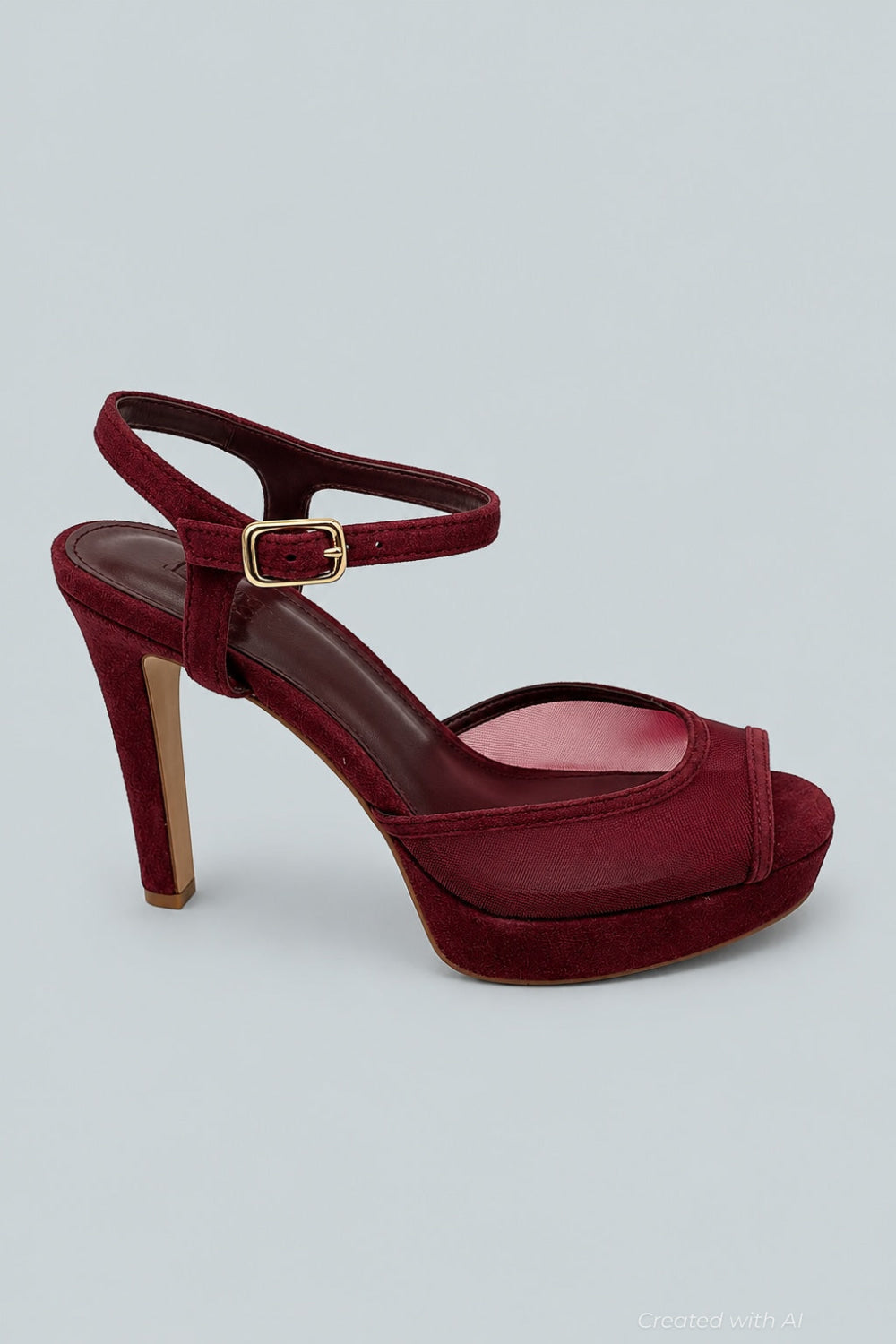 Poppy Platform Sandals - Bordeaux - 7.5 - Loafers