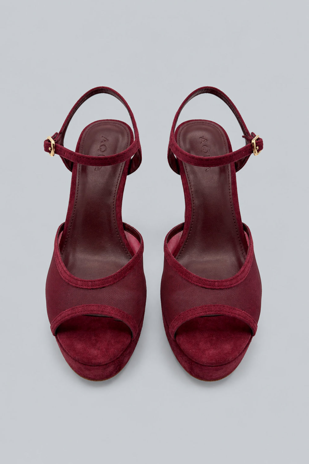 Poppy Platform Sandals - Bordeaux - 7.5 - Loafers