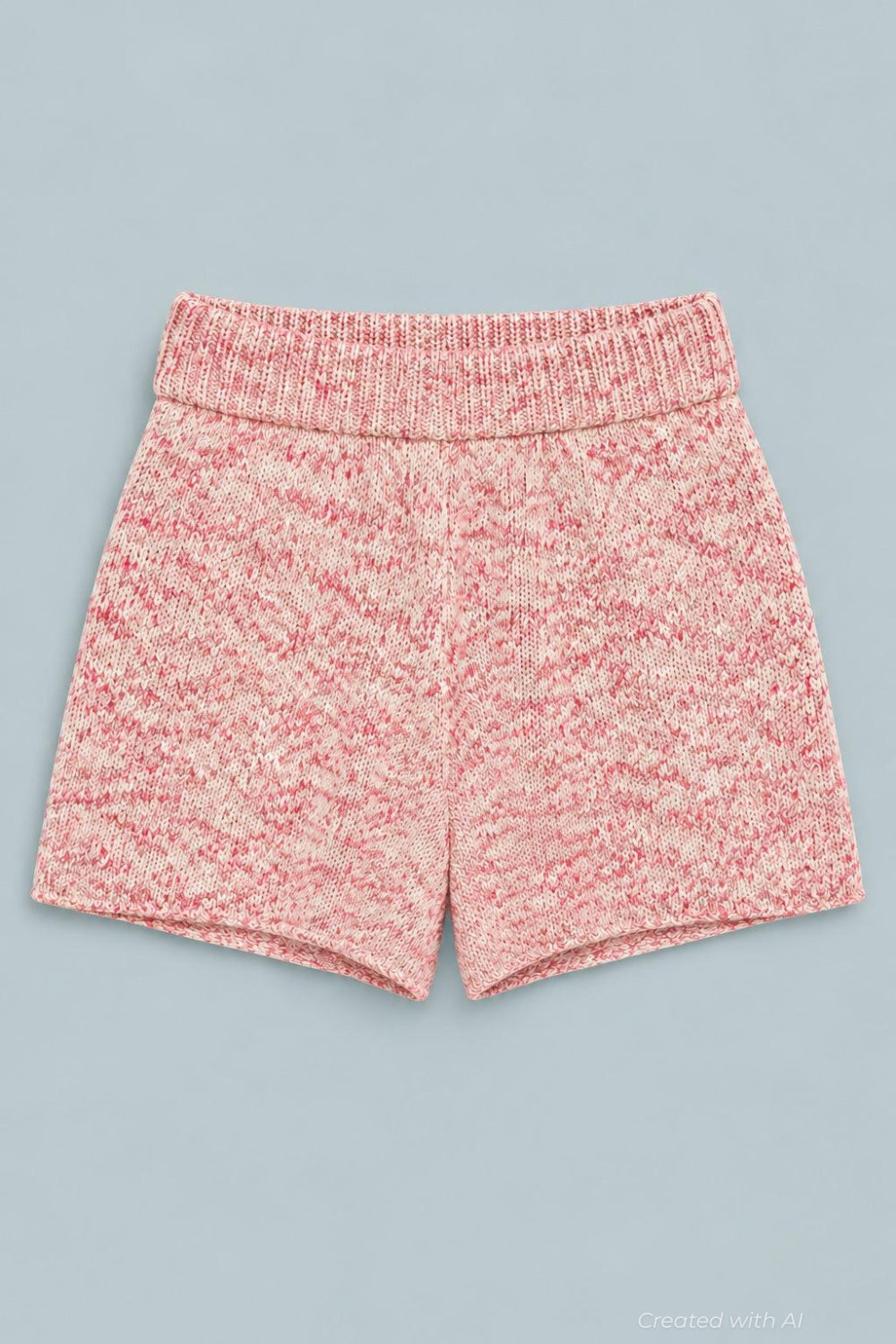 Poppy Sweater Shorts - Pink - Shorts