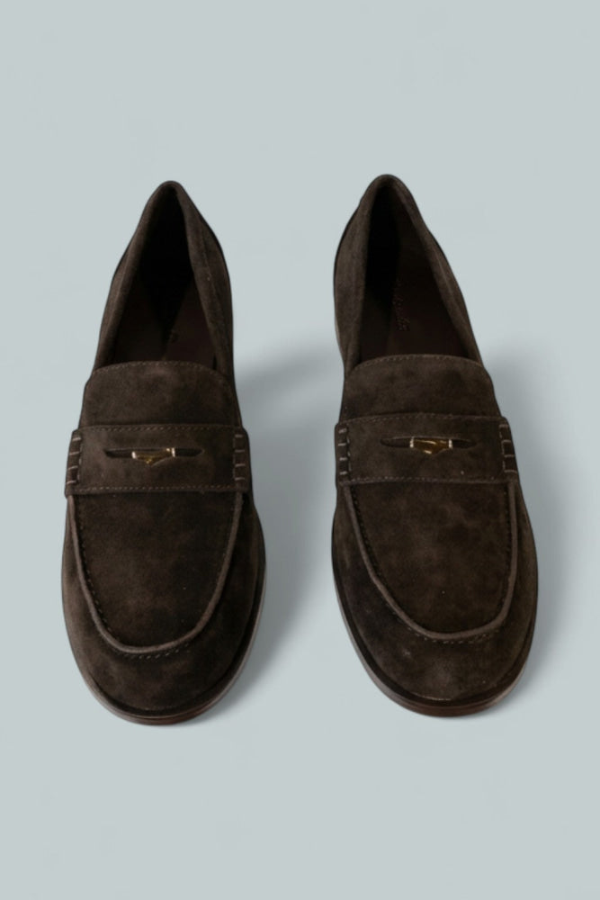 Porto Penny Loafers - Dark Carob - 9.5 - Loafers