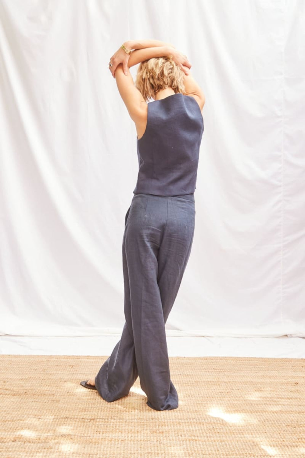 Portofino Trouser - Navy - Pants