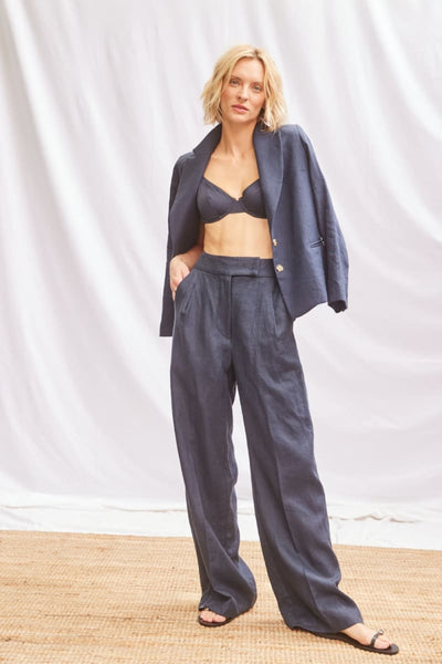 Portofino Trouser - Navy - Pants
