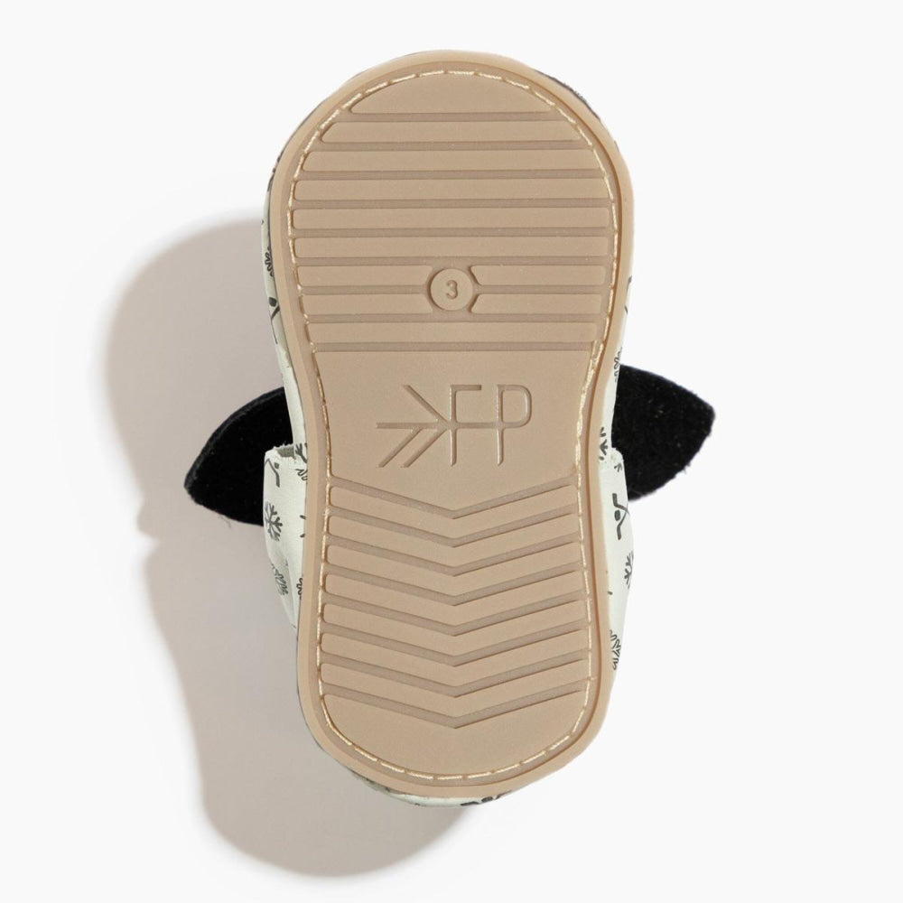 Power Play Knotted Bow Baby Shoe - ’Flats - Baby Kids Adult All’