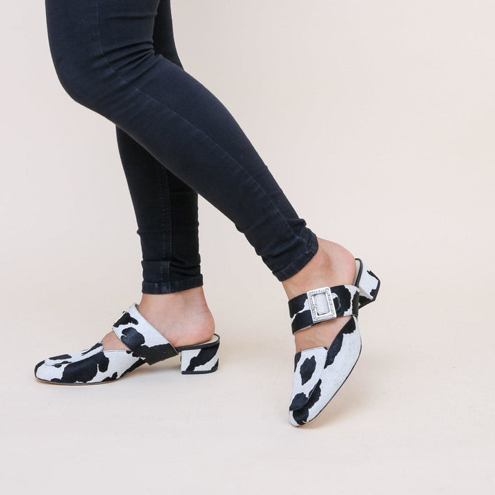 Cow Loafer + Grace Strap - Patterned