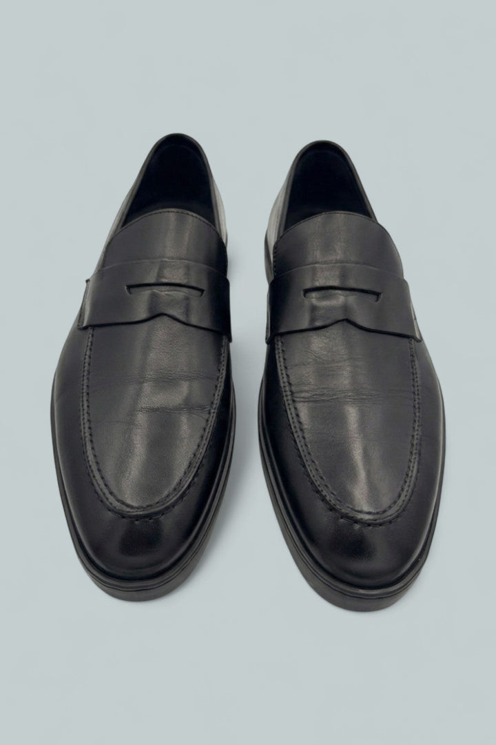 Prato Lace Up Wing Tip Shoes - Black - 9.5 - Loafers