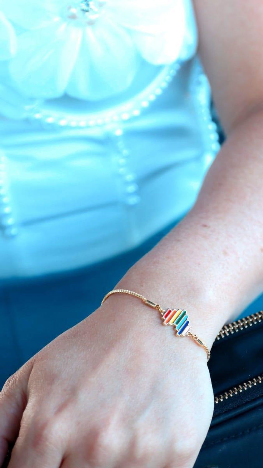 Prideful Heart Bracelet - One Size - Bracelet