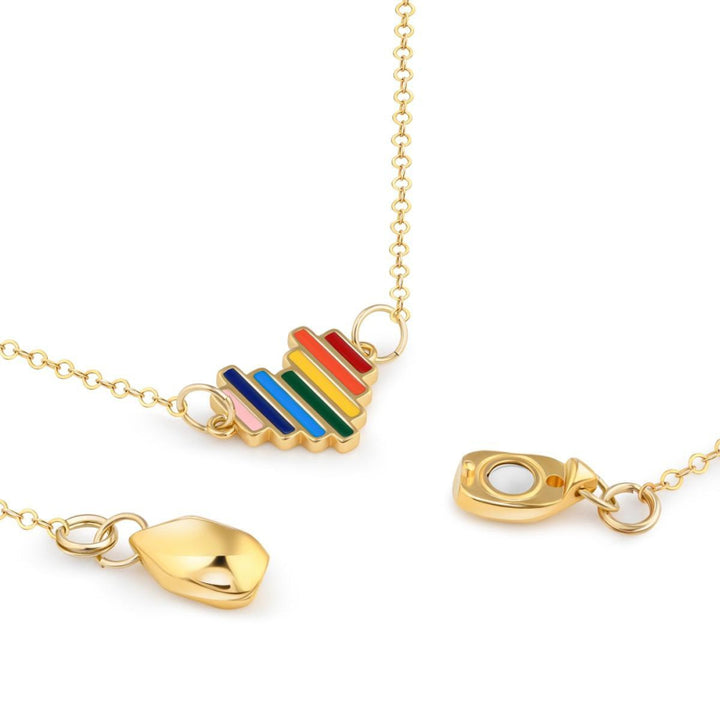 Prideful Heart Necklace - One Size - Necklace