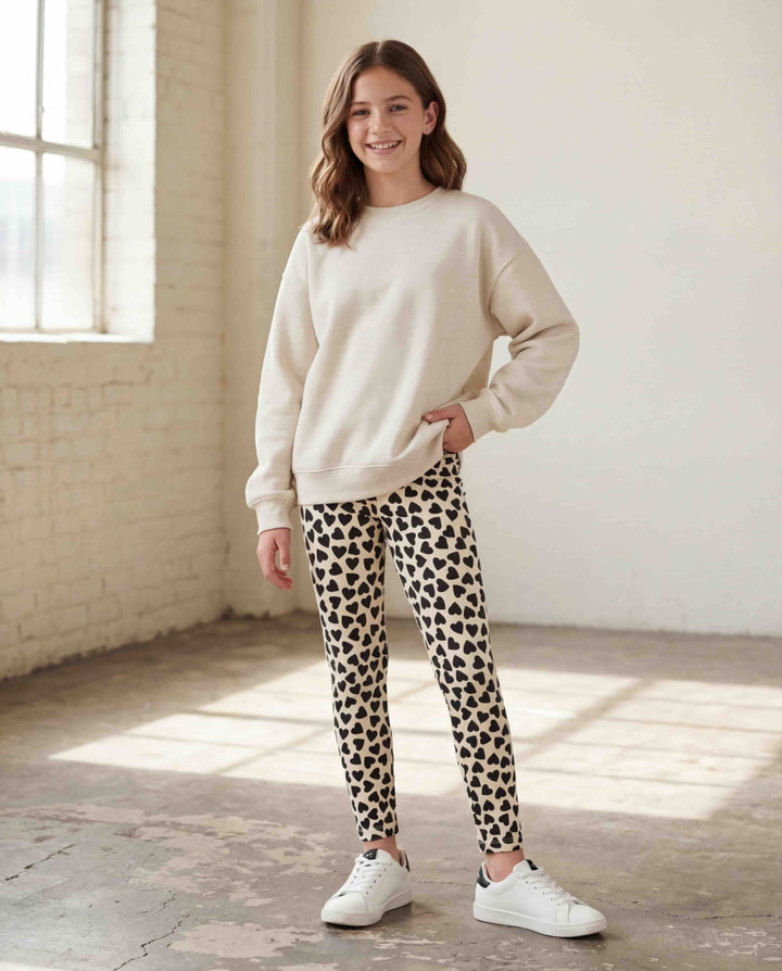 Printed Leggings - True Hearted - Leggings
