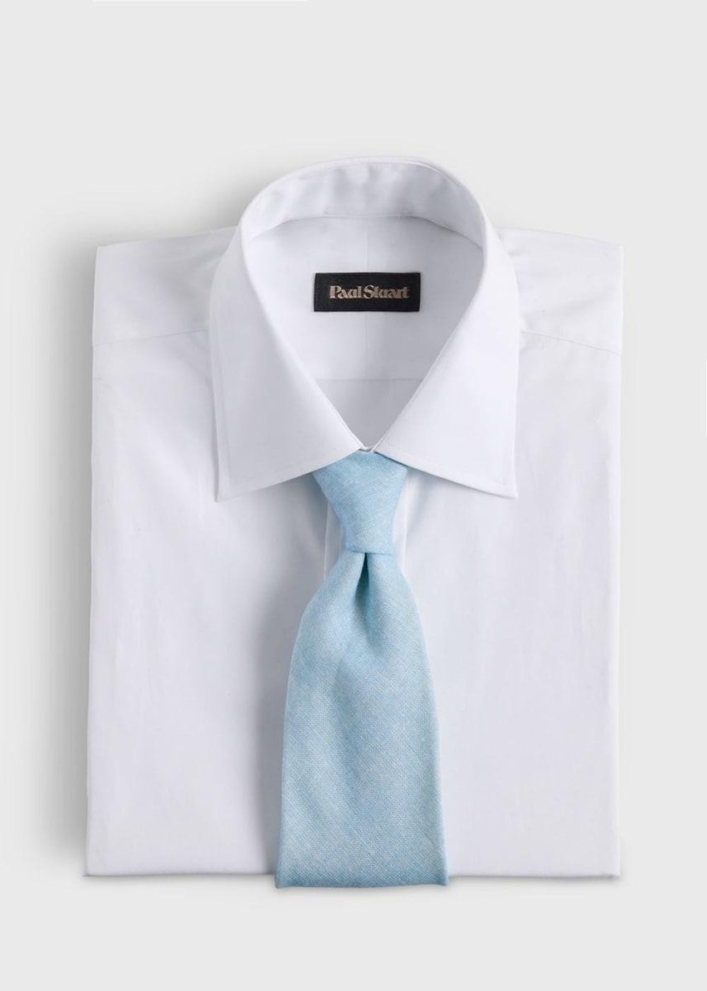 Printed Linen Tie - Teal - ONE SIZE - Tie