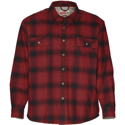 Camp Shirt Jacket - Red/blk Pld