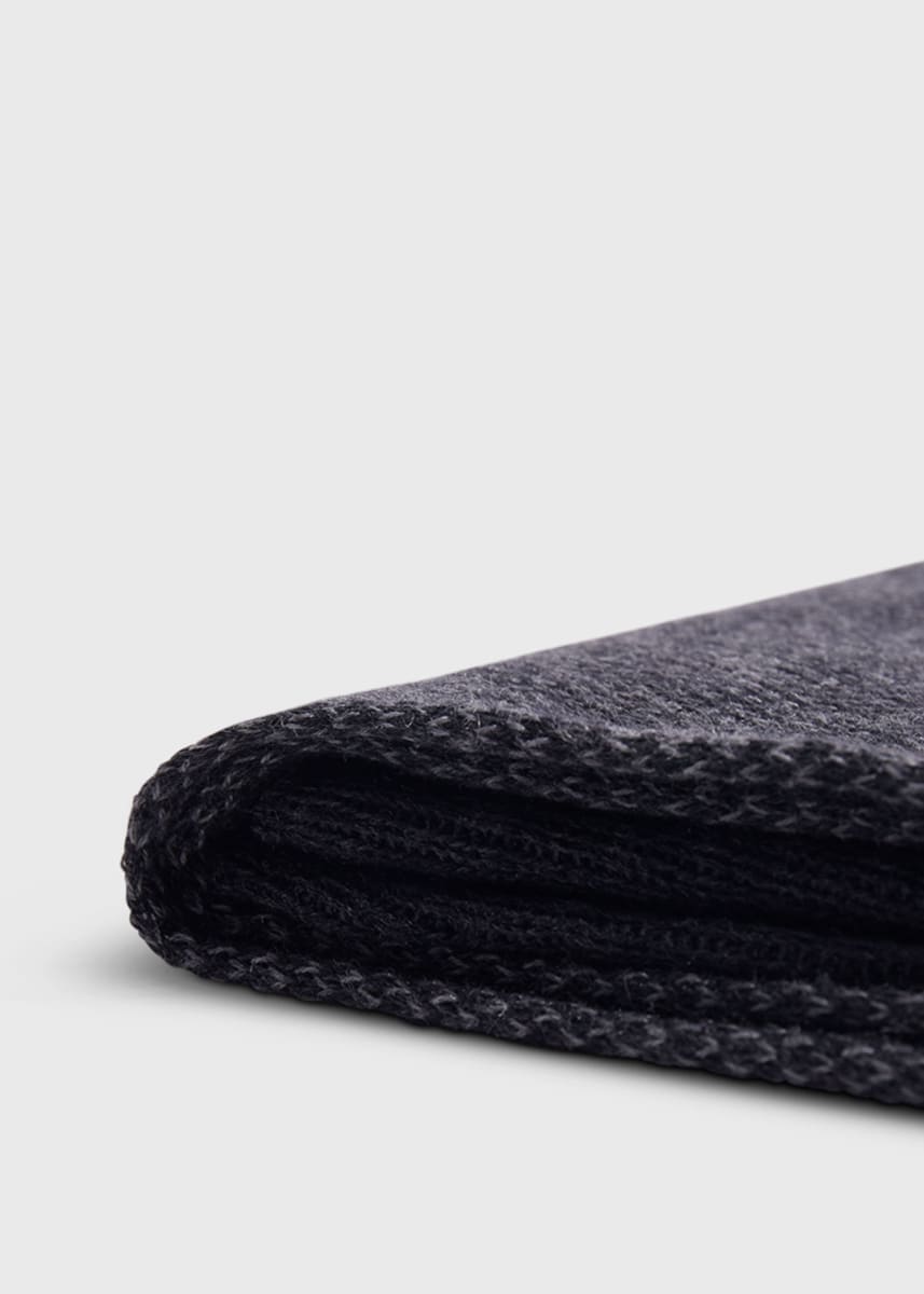Textured Oxford Dress Sock - Grey