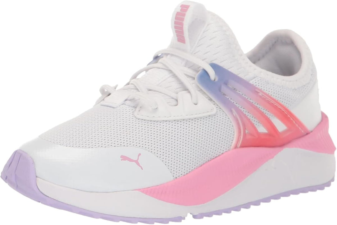 Kids Pacer Future Shoes - Puma White-Vivid Violet