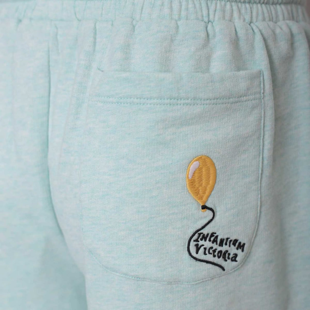Girls And Boys Sweat Shorts - Mint Green