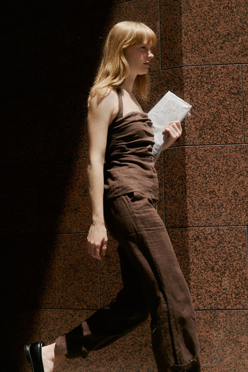 Linen Trouser - Mocha