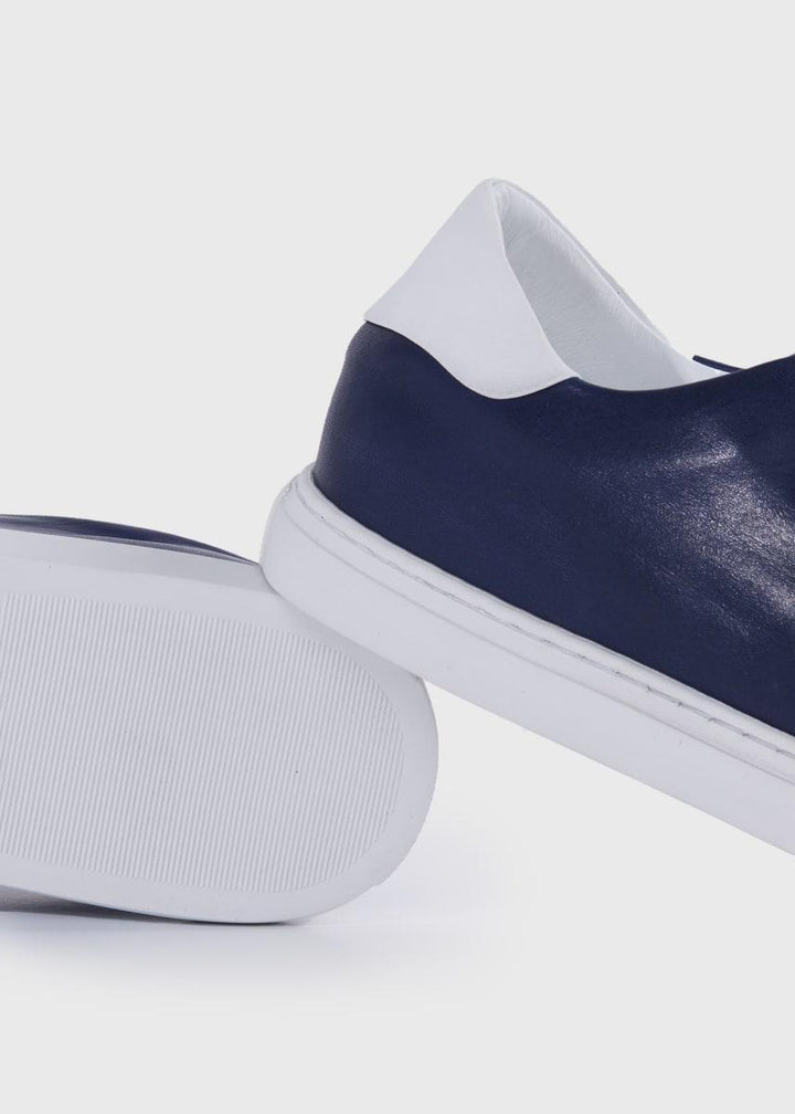 Homer Leather Sneaker - Blue