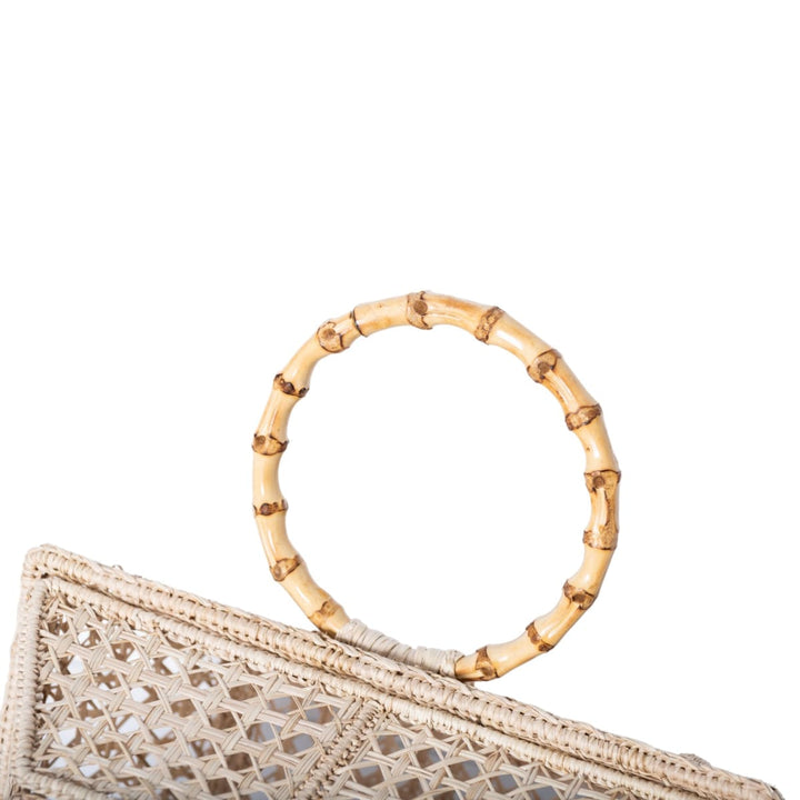 Camila Handmade Iraka Palm Basket - Natural