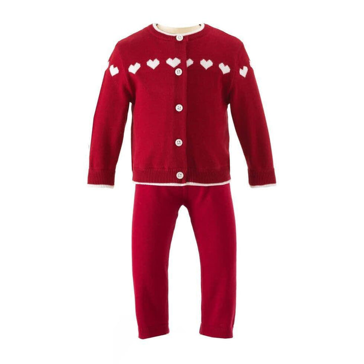 Heart Knitted Set