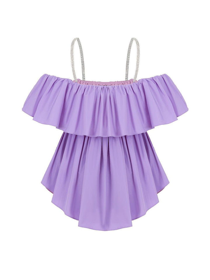Flowy Mini Dress - Lilac