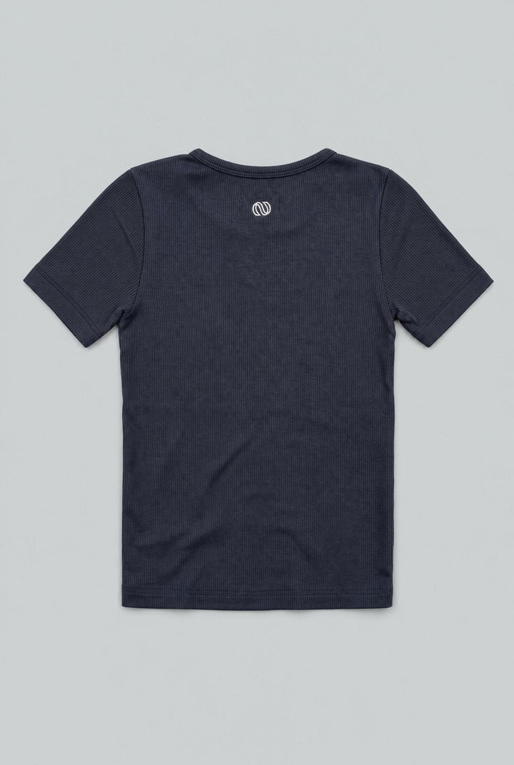 Ribbed Tee - Black