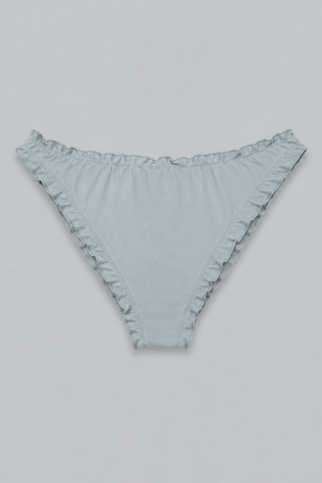 Peony Ruffle Low Rise Bikini Bottoms - Olive