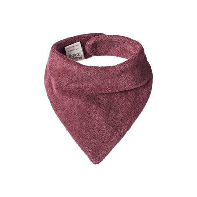Triangle Bib Terry - Rhubarb
